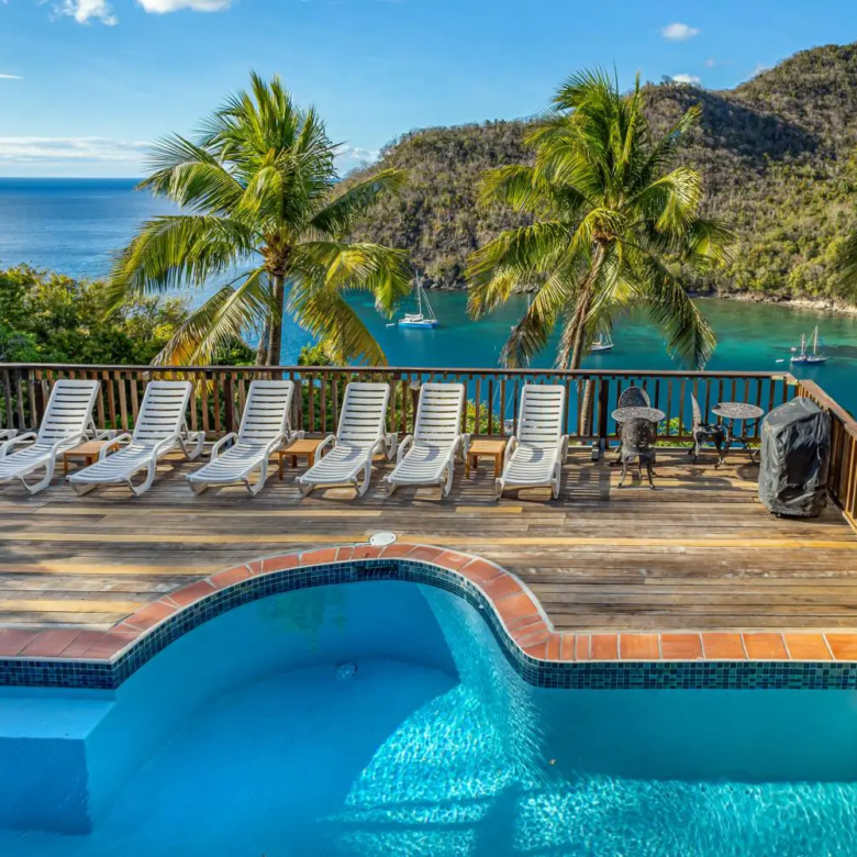 st lucia real estate for sale photos pool