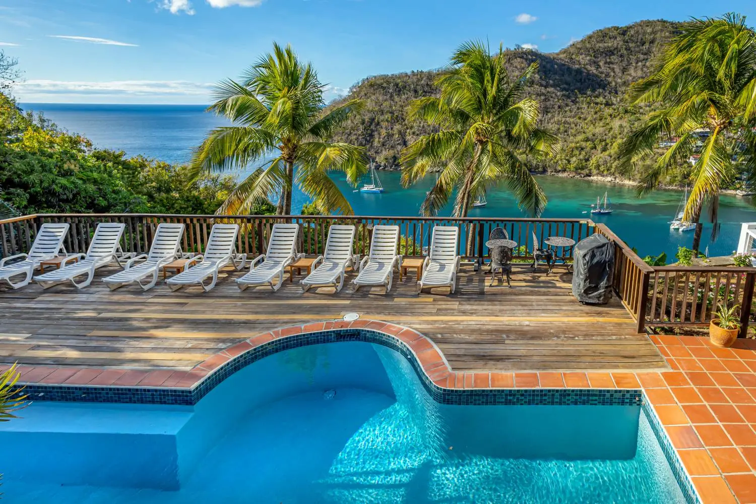 st lucia real estate for sale photos pool