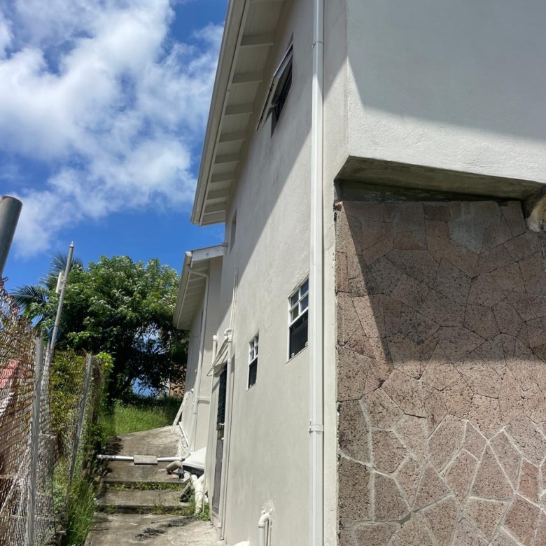 st lucia real estate : 4 Bed House For Sale In Vieux Fort side of house