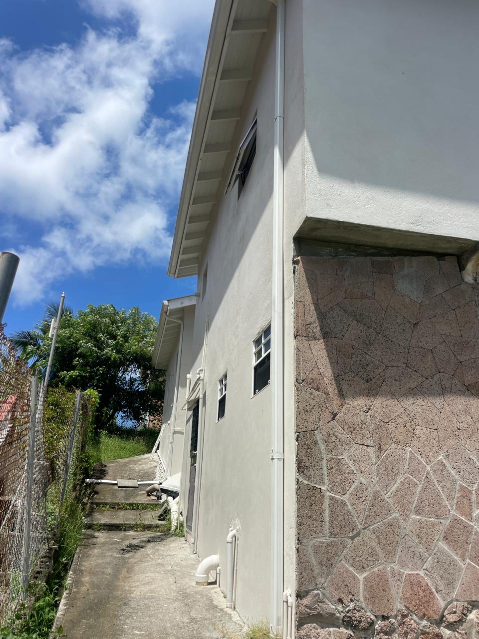 st lucia real estate : 4 Bed House For Sale In Vieux Fort side of house