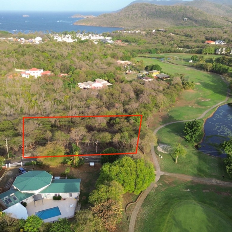Land For Sale in St Lucia With Golf Course View cap estate