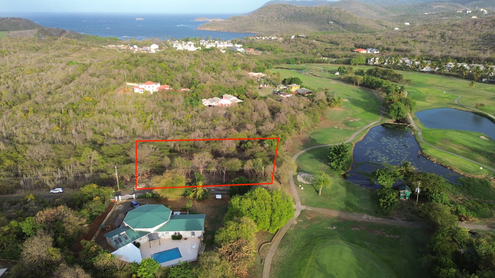 Land For Sale in St Lucia With Golf Course View cap estate