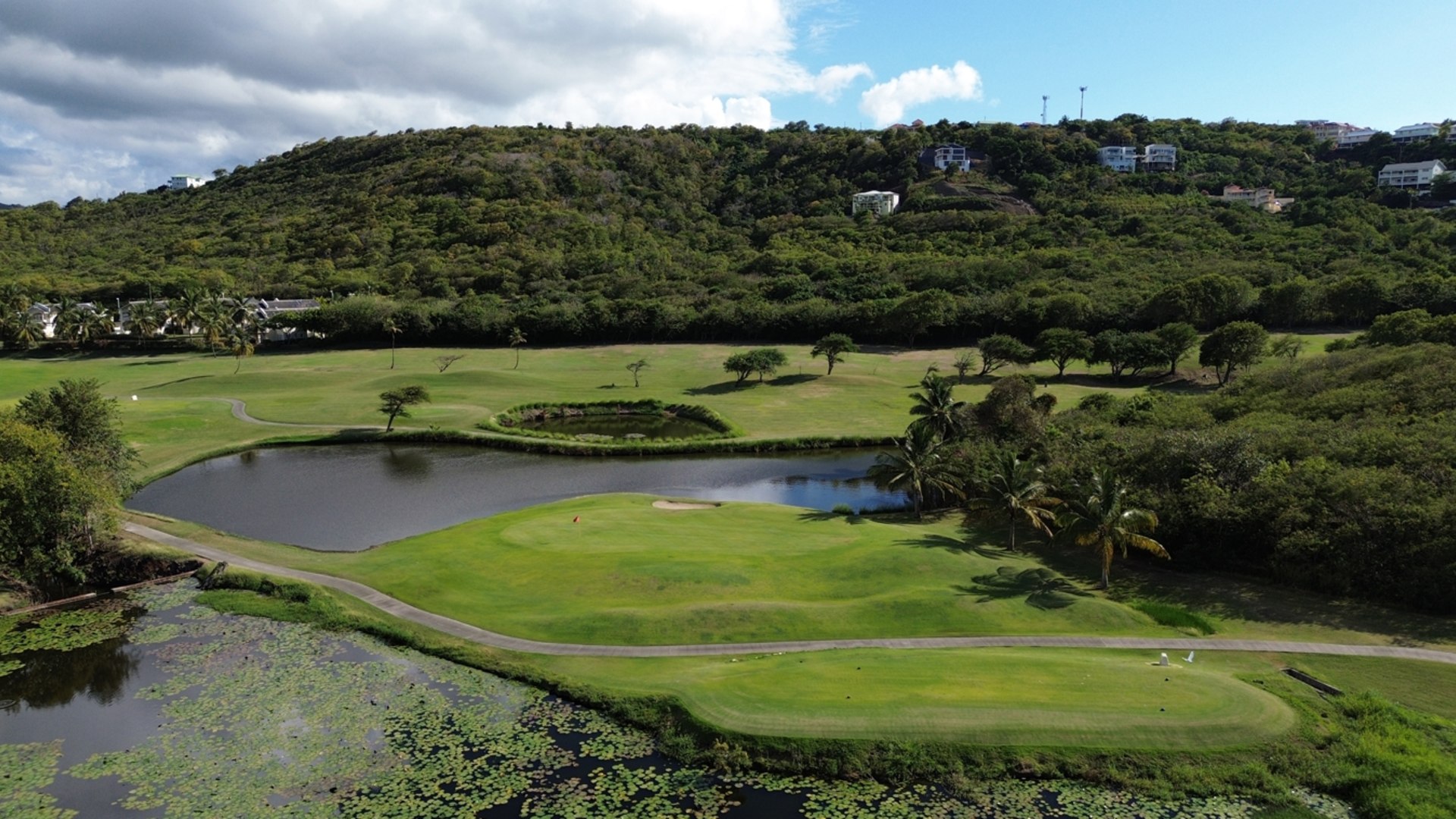 Land For Sale in St Lucia With Golf Course View gold pond