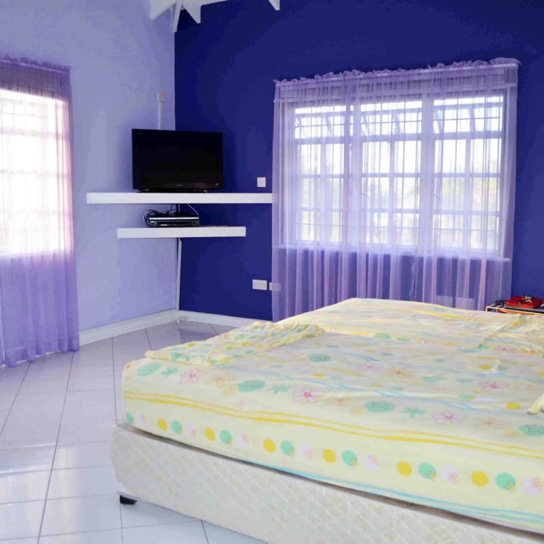 house and land for sale in st lucia castries coubrail yellow bed