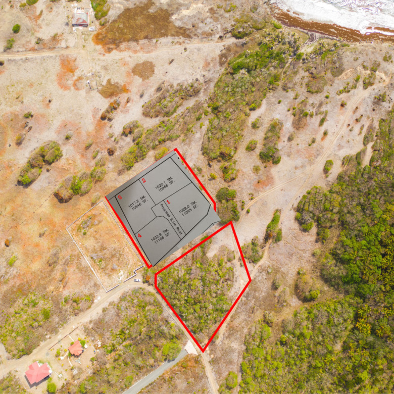 land for sale in canelles St lucia Micoud