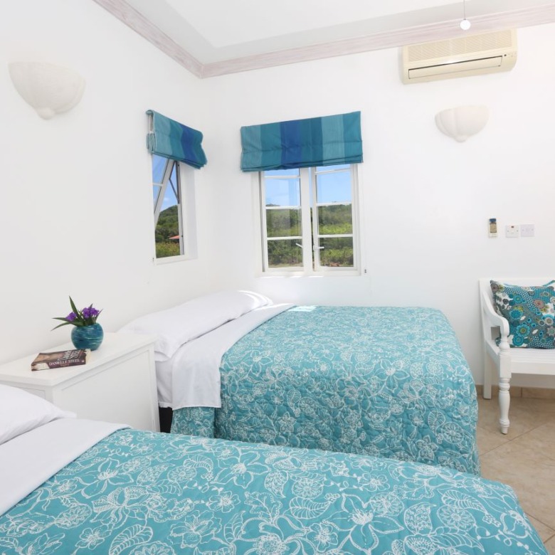 luxury St Lucia Real Estate - Villas on the Green #18 double single bed