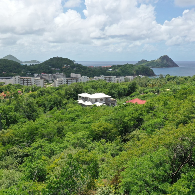 2 Lots for Sale in Cap Estate, St. Lucia real estate the landing view