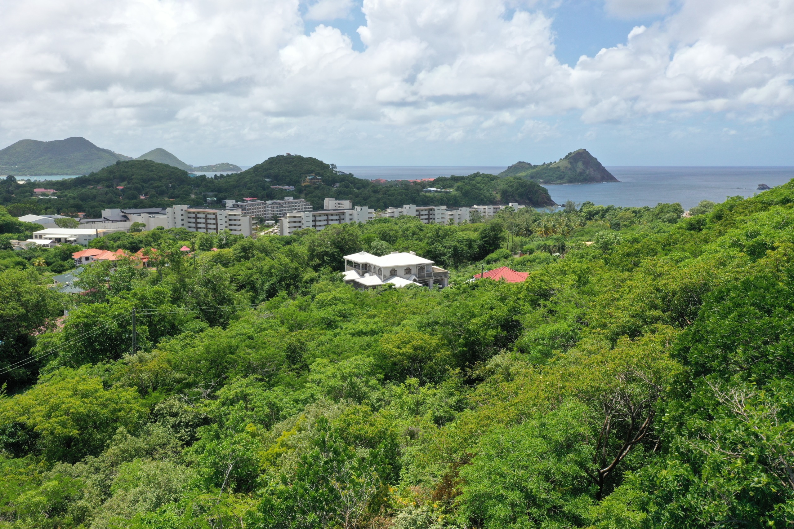 2 Lots for Sale in Cap Estate, St. Lucia real estate the landing view