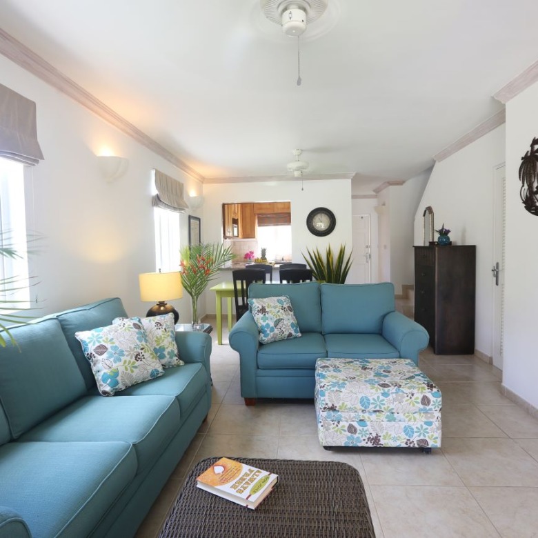 luxury St Lucia Real Estate - Villas on the Green #18 sitting room