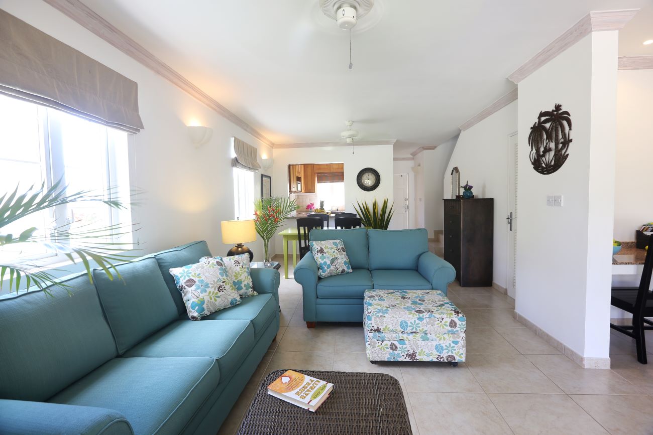 luxury St Lucia Real Estate - Villas on the Green #18 sitting room