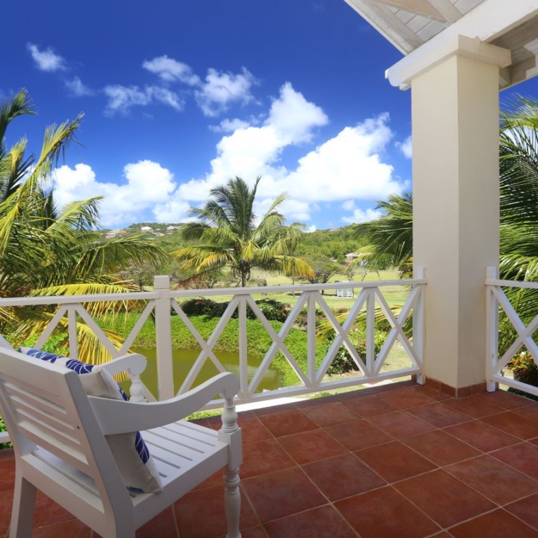 luxury St Lucia Real Estate - Villas on the Green #18 golf view