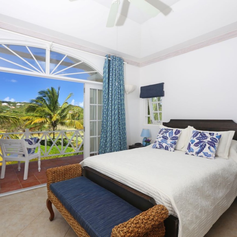 luxury St Lucia Real Estate - Villas on the Green #18 double bed