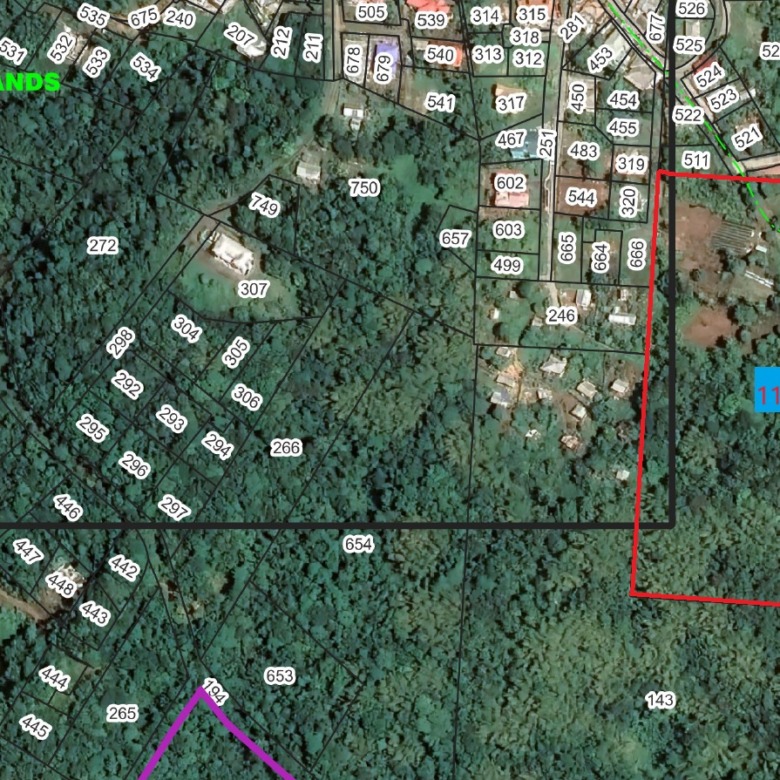 Prime 11.56-Acre Land for Sale in Morne Fortune, Castries
