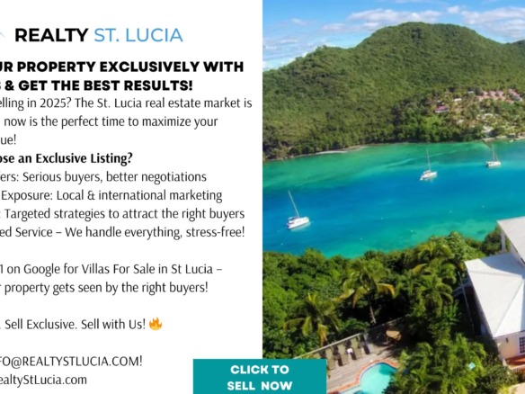 Selling Your Property Exclusively With Realty St. Lucia