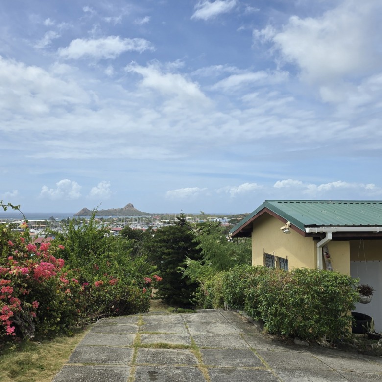 Oceanview Villa on 1.5 Acres in Bonne Terre, St. Lucia real estate entrance
