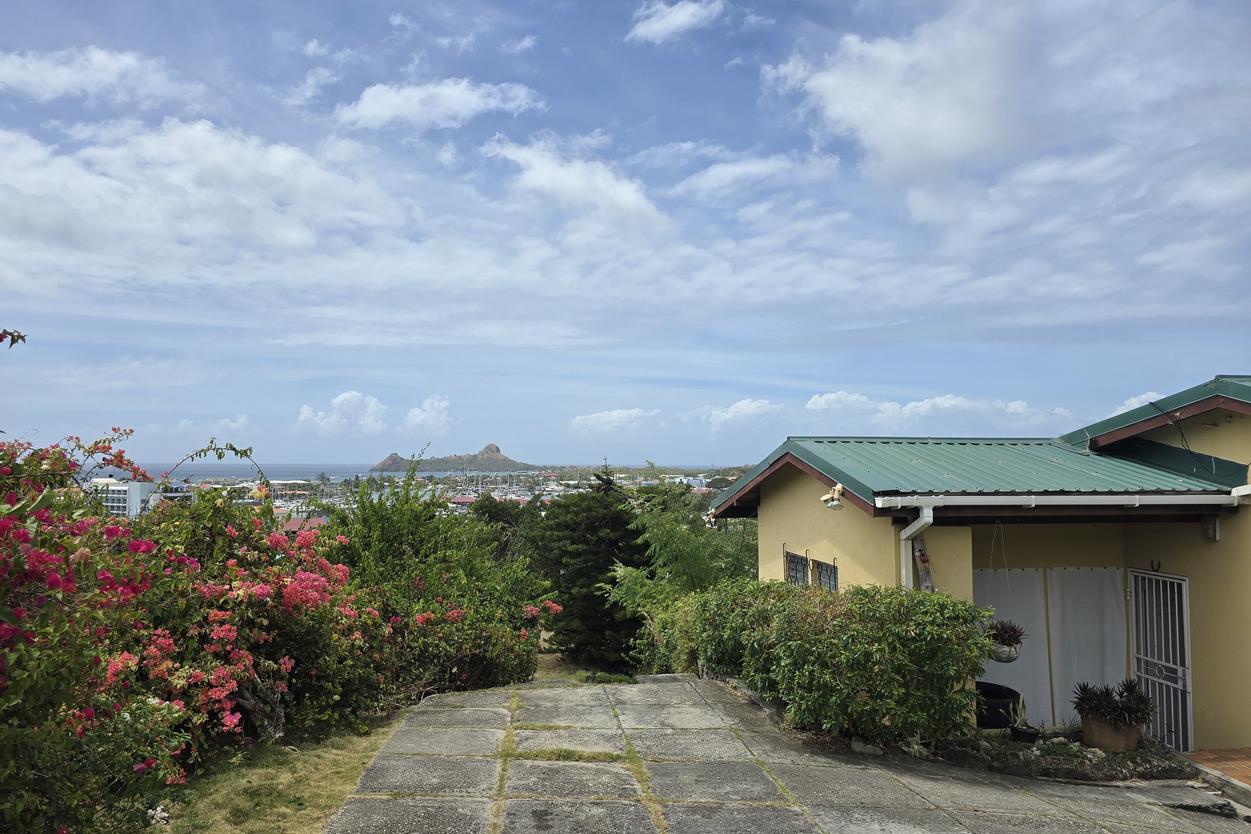 Oceanview Villa on 1.5 Acres in Bonne Terre, St. Lucia real estate entrance