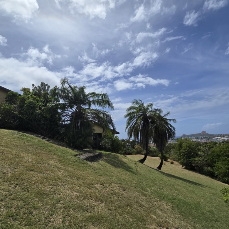Oceanview Villa on 1.5 Acres in Bonne Terre, St. Lucia real estate yard