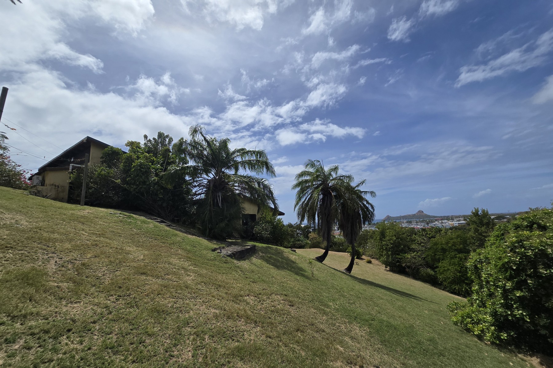 Oceanview Villa on 1.5 Acres in Bonne Terre, St. Lucia real estate yard