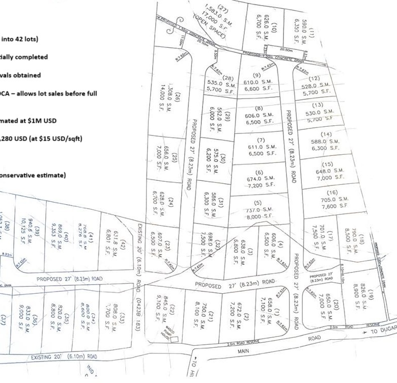 Development land Opportunity In Choiseul For Sale map