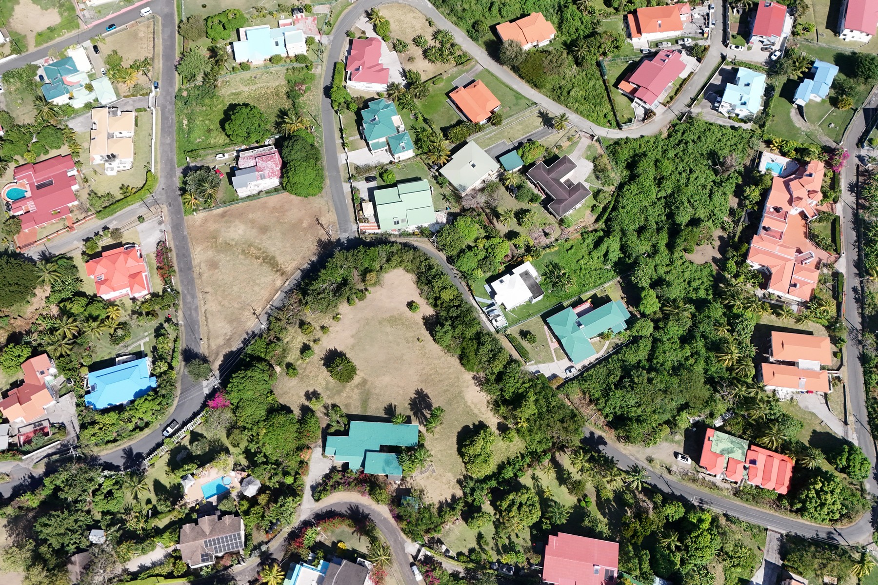 Oceanview Villa on 1.5 Acres in Bonne Terre, St. Lucia aerial