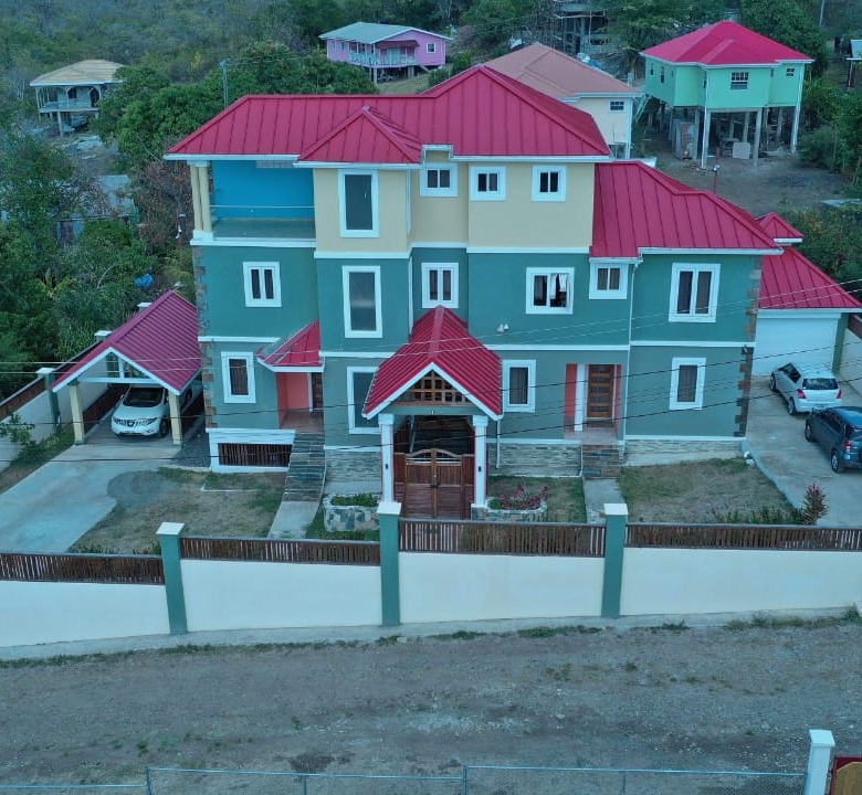 Tri-level villa for sale in Rodney Bay