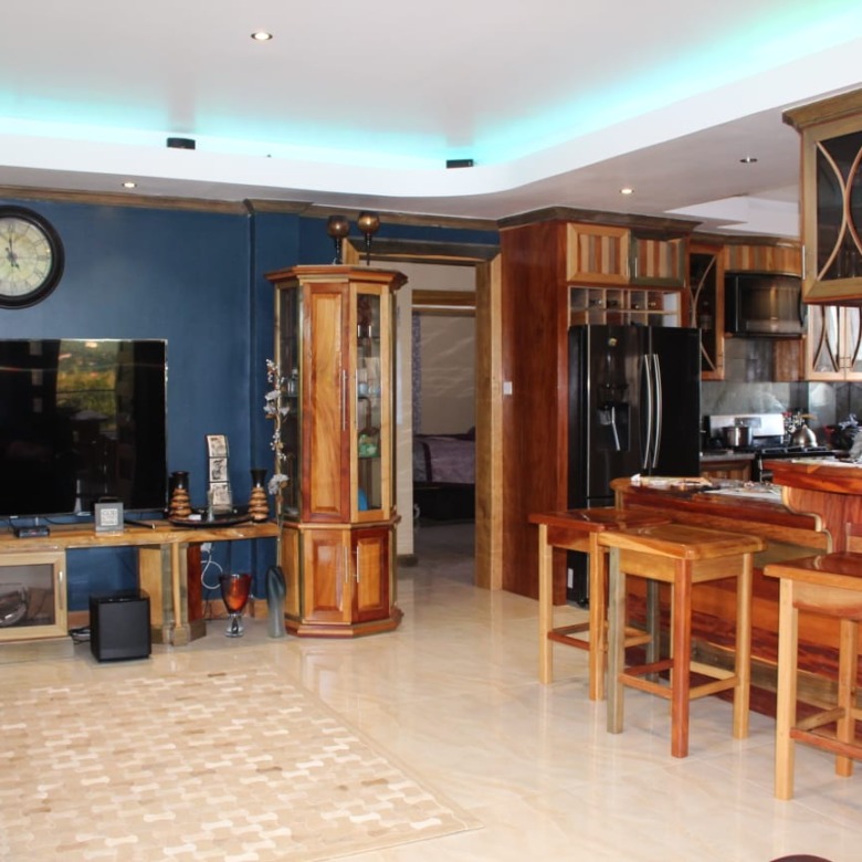 House and land for sale in St Lucia living room