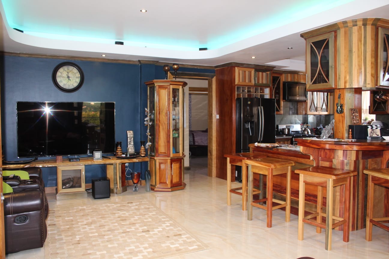 House and land for sale in St Lucia living room