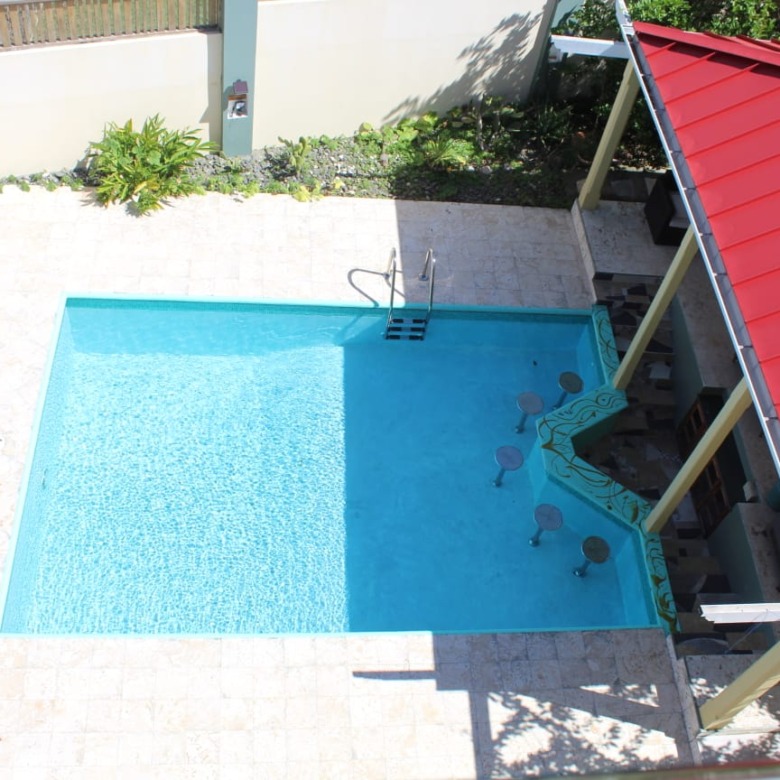 House and land for sale in St Lucia pool