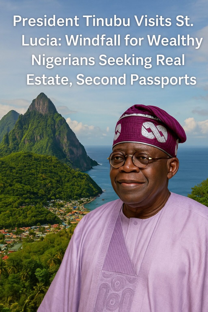 Tinubu’s Visit to St Lucia - Real Estate Gold Rush Among Nigerians