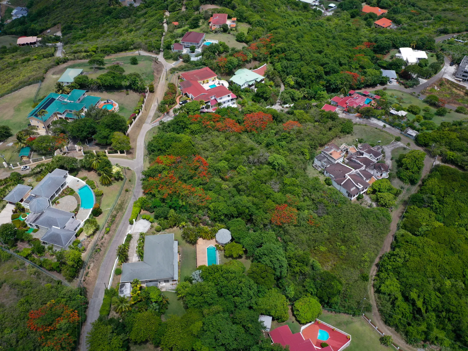 Golf Park Lot 492 for sale2 land for sale in st lucia caribbean - AERIAL