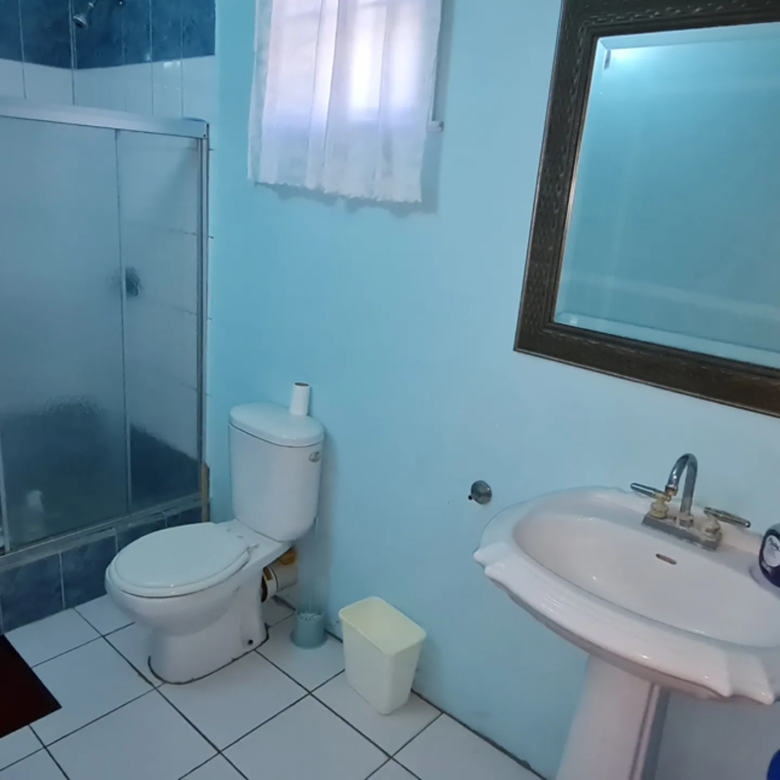 villa for sale in Gros Islet St Lucia- Sunset View Villa bath3