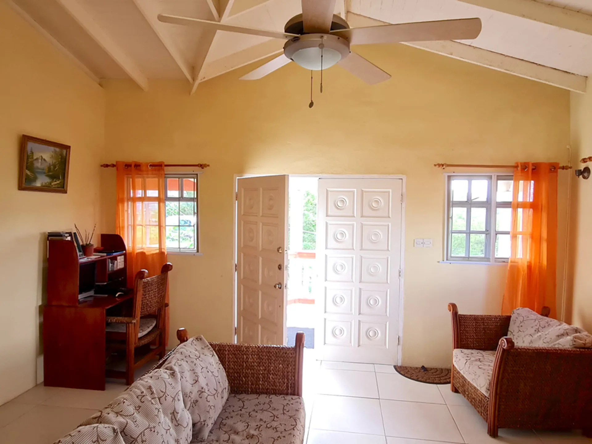 villa for sale in Gros Islet St Lucia- Sunset View Villa sitting