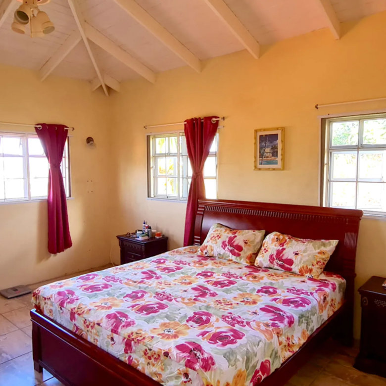 villa for sale in Gros Islet St Lucia- Sunset View Villa bedroom
