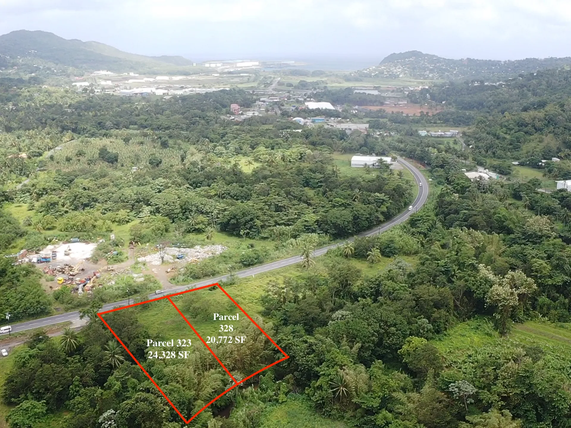 land for sale in st lucia cul-desac