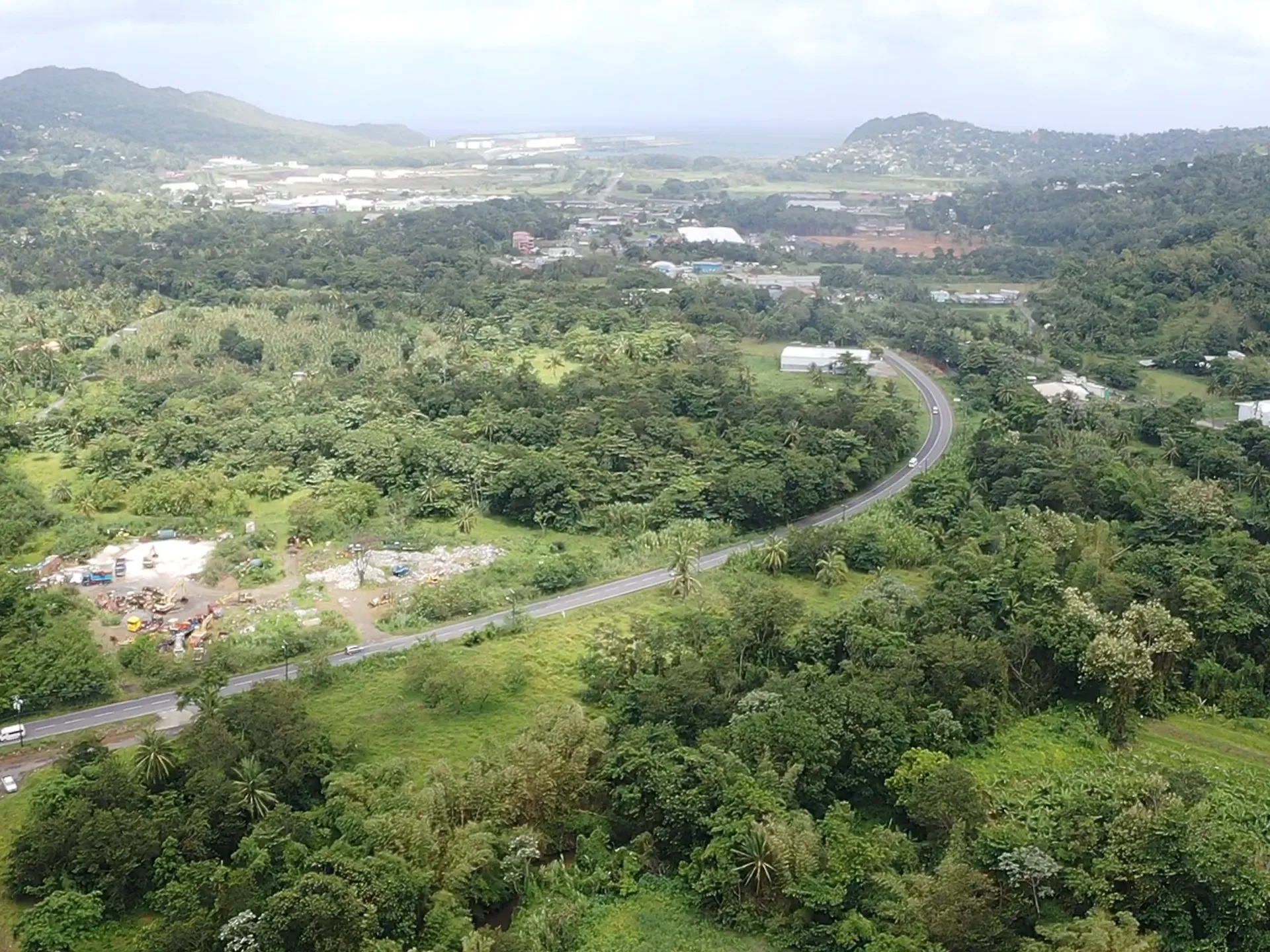 land for sale in st lucia cul-de-sac castries backfilled