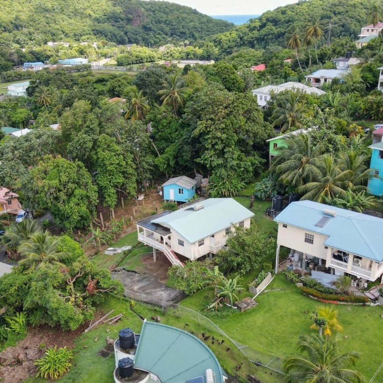 3-Bedroom Home in Balata, Castries aerial view