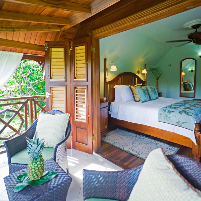 St Lucia Real Estate - C’est La Vie Villa bedroom