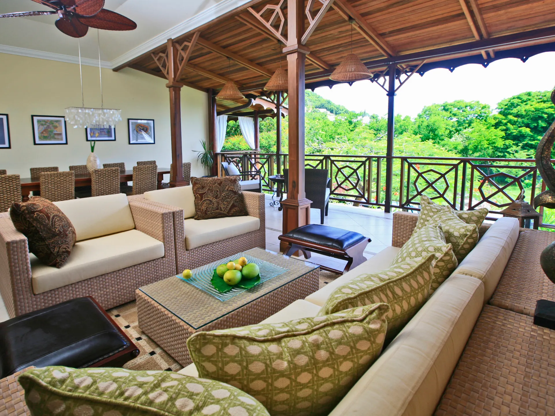 cest lavi villa22 St Lucia Real Estate - C’est La Vie Villa for sale patio