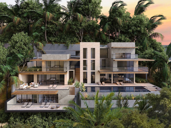 Blue Zone Villas – 4-Bedroom Luxury Villas | A’ILA St. Lucia