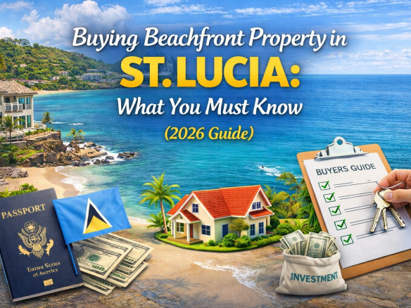 Buying Beachfront Property in St Lucia: What You Must Know (2026 Guide)