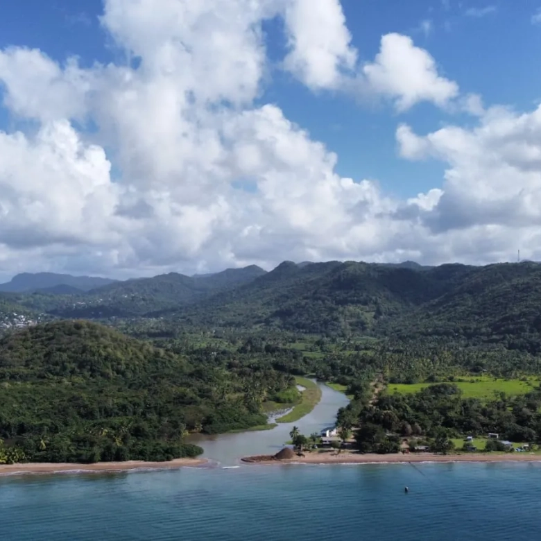 st lucia real estate - 76 Acres of Prime Beach Front Land For Sale