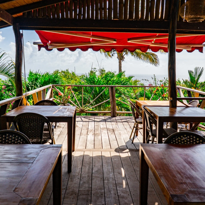 St. Lucia Real Estate—Tet Rouge Resort | Realty St. Lucia deck