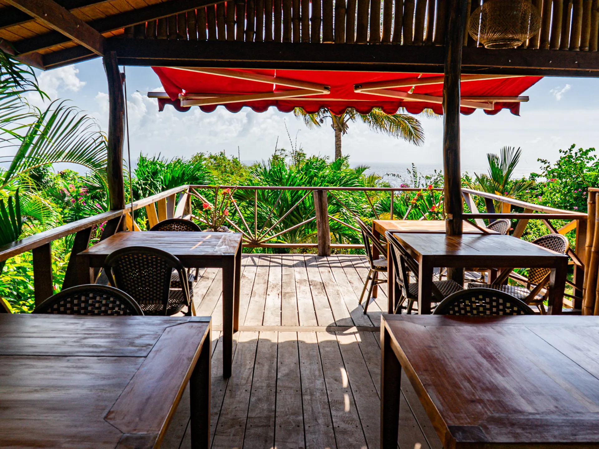 St. Lucia Real Estate—Tet Rouge Resort | Realty St. Lucia deck