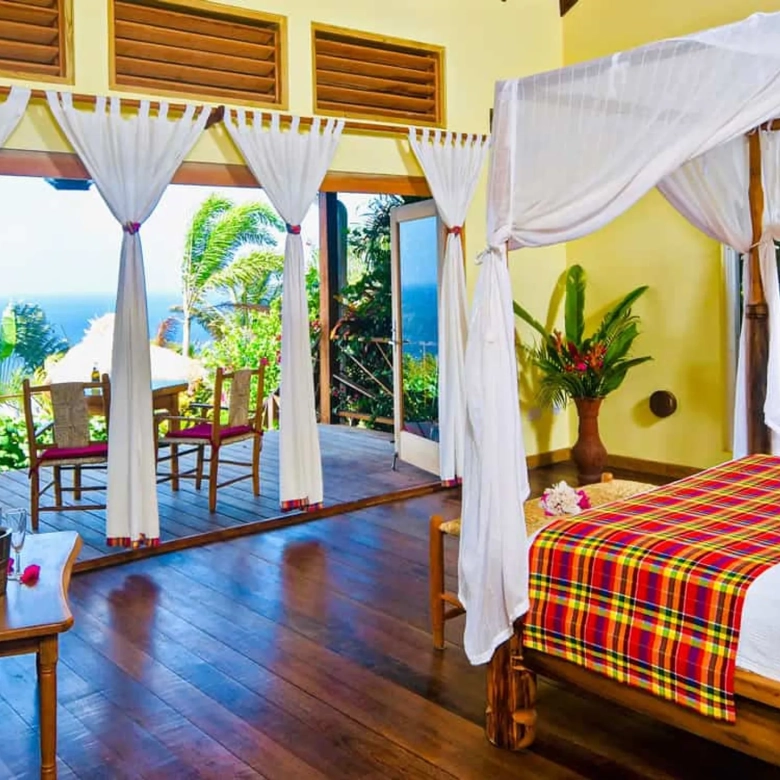 Saint Lucia Real Estate—Tet Rouge Resort | Realty St. Lucia large bedroom