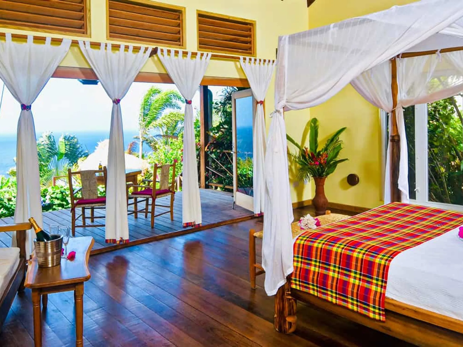 Saint Lucia Real Estate—Tet Rouge Resort | Realty St. Lucia large bedroom