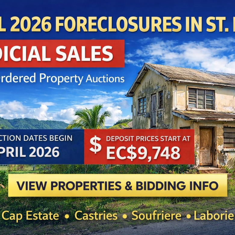 April 2026 Foreclosures in St. Lucia