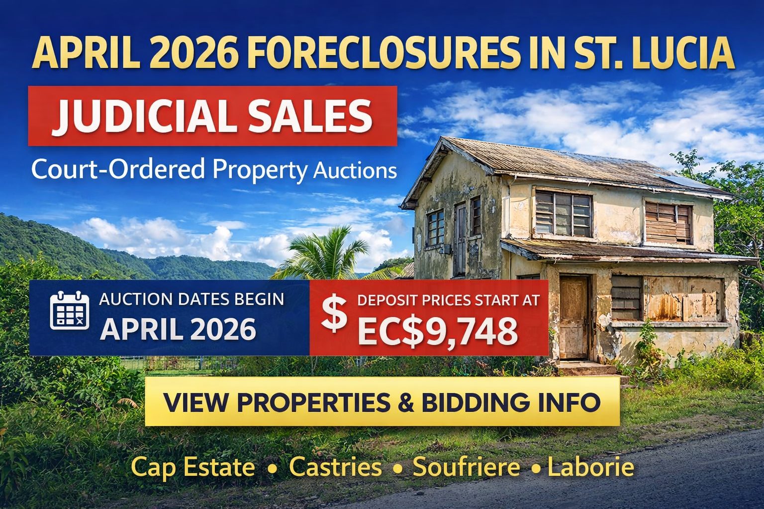 April 2006 foreclosure in st lucia