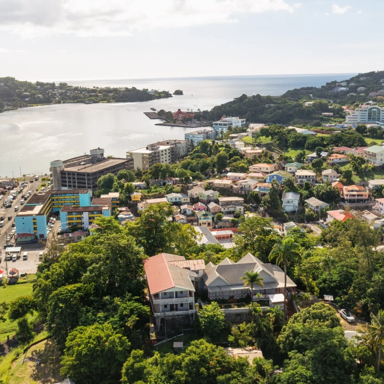 st lucia real estate - land for sale in castries st lucia - the calvary view of harbour