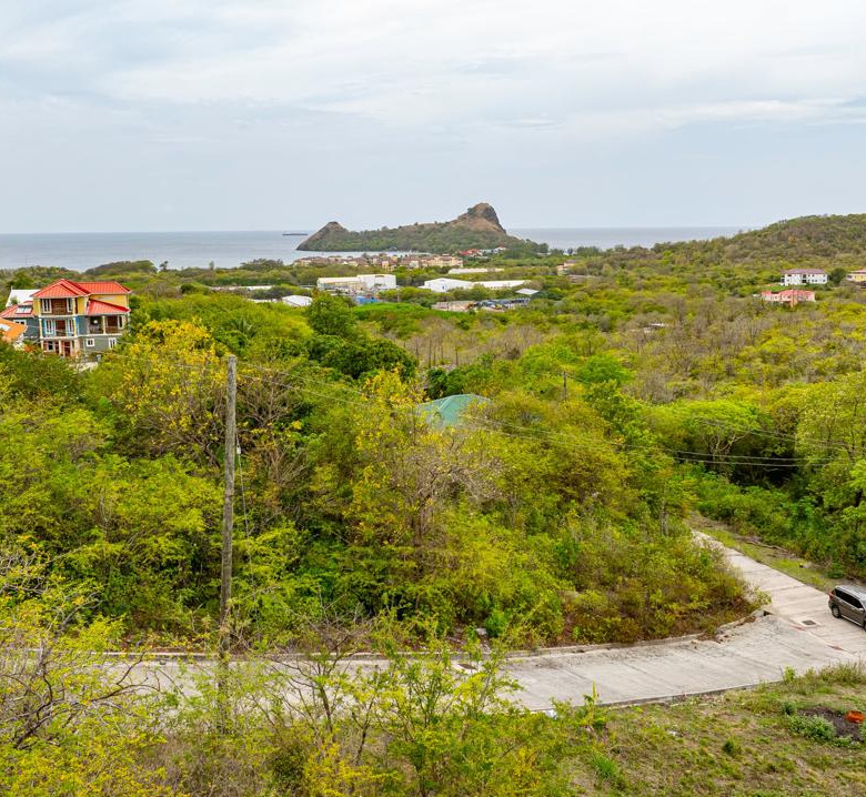st lucia real estate Prime Residential Land for Sale in Bella Rosa pigeon island view