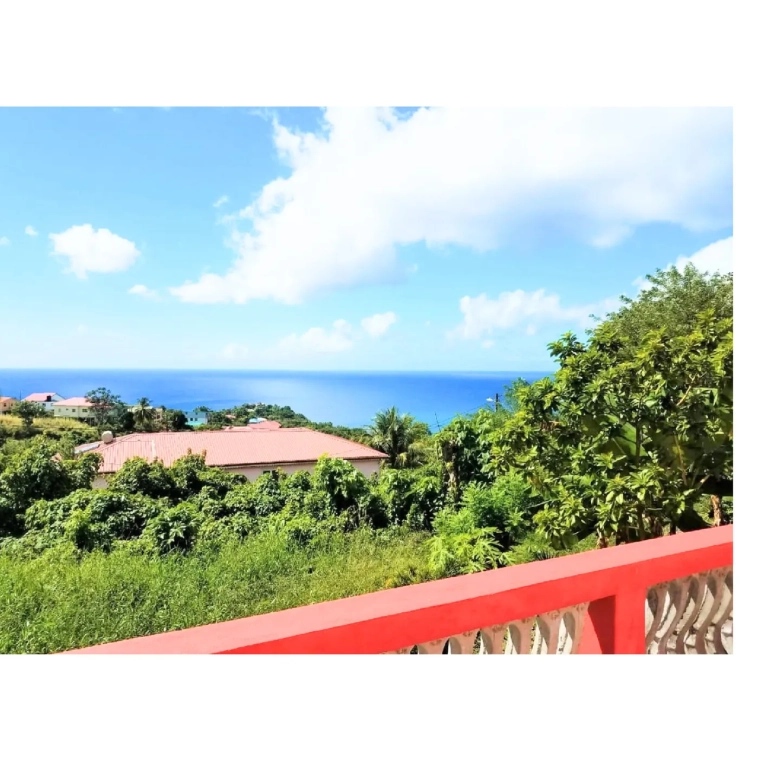 Anse La Raye Seaview Villa with Guest Apartment